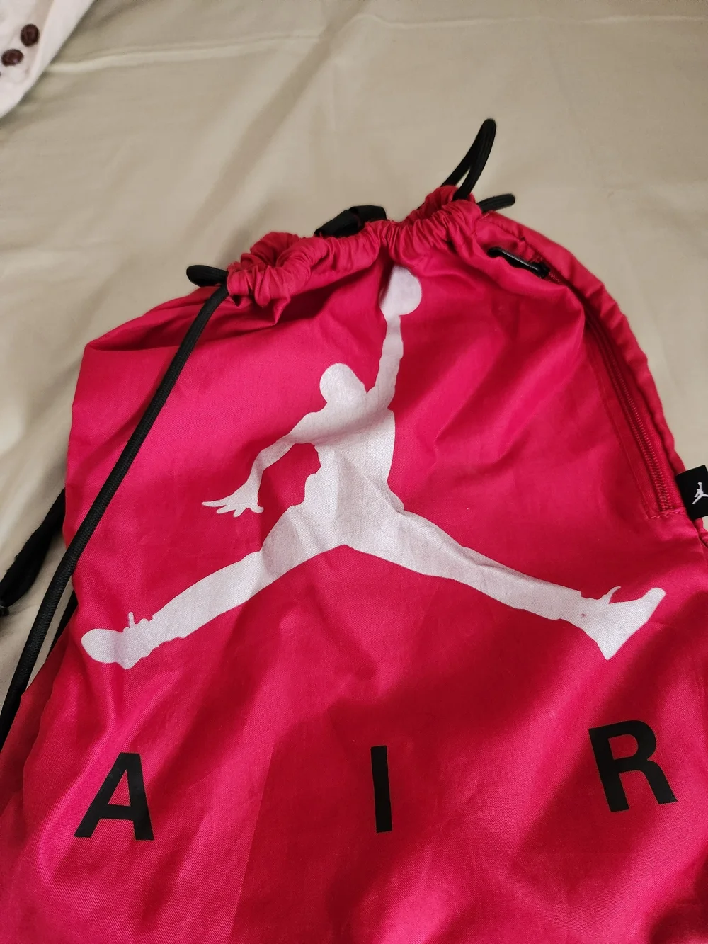 Nike Air Jumpman Pink Drawstring Backpack